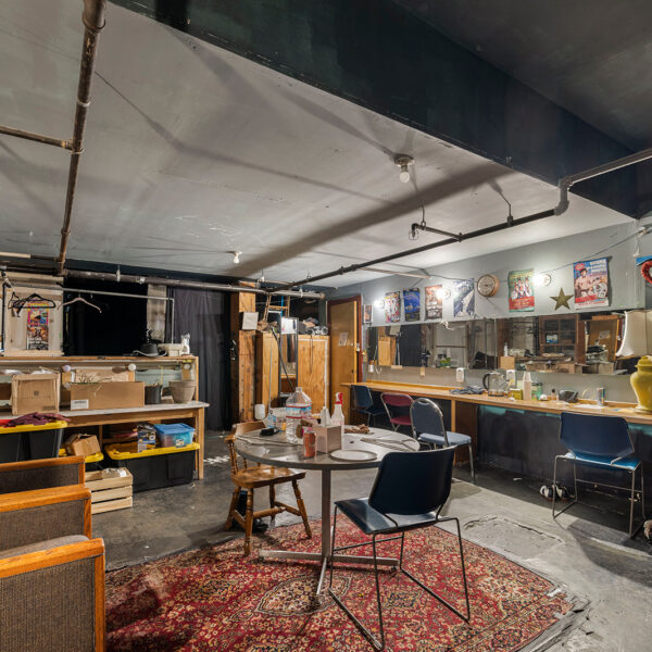 Downstairs Backstage Green Room Reverse